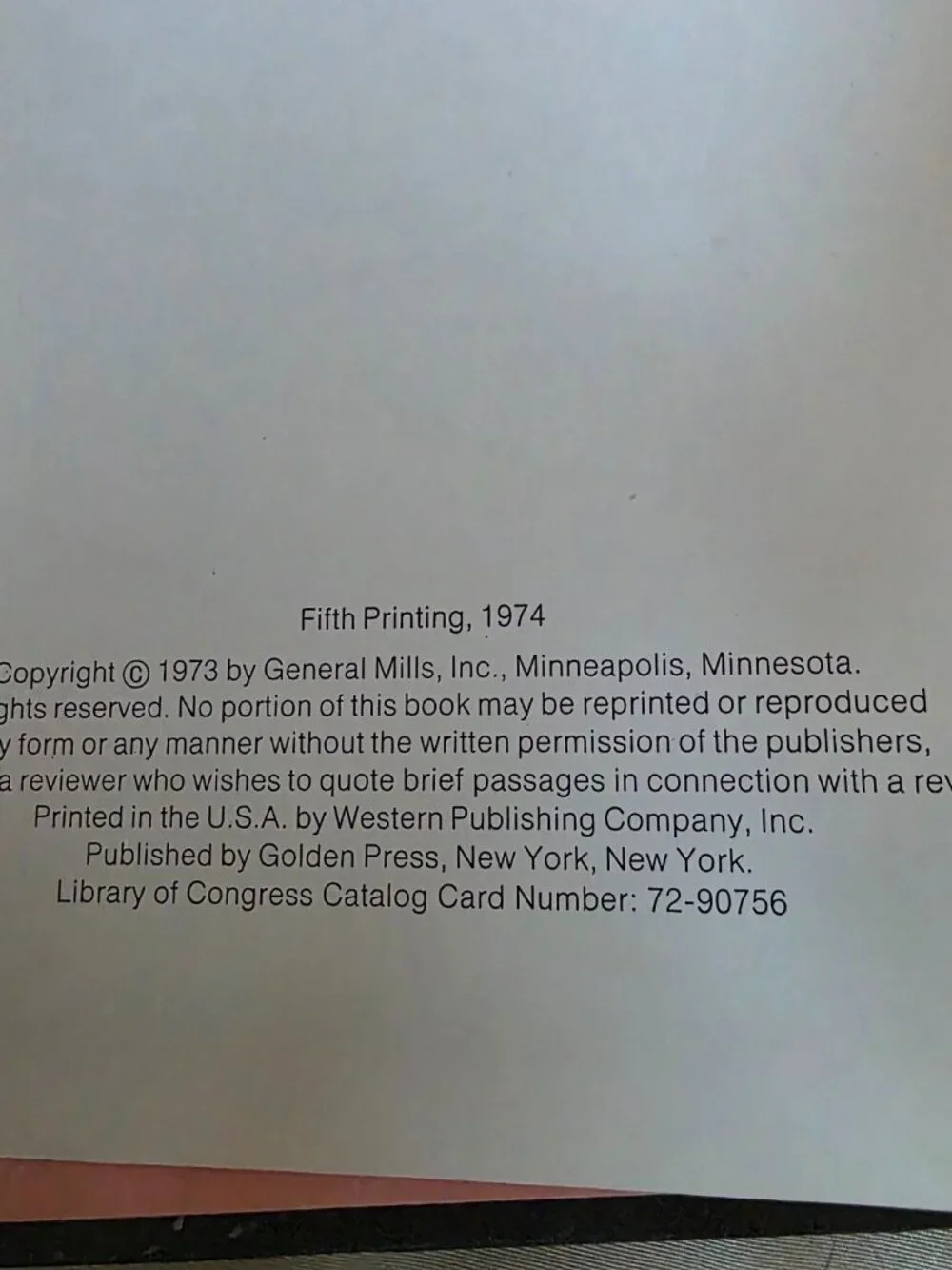 EUC BETTY CROCKER'S 1973 Edition  of 
